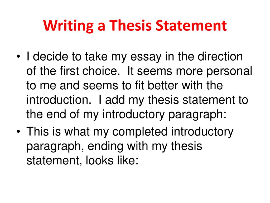 how to write thesis for essays