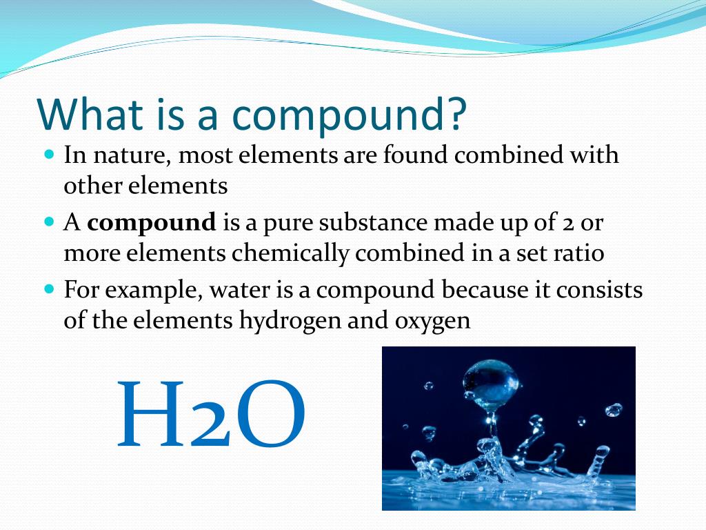 compound presentation simple definition