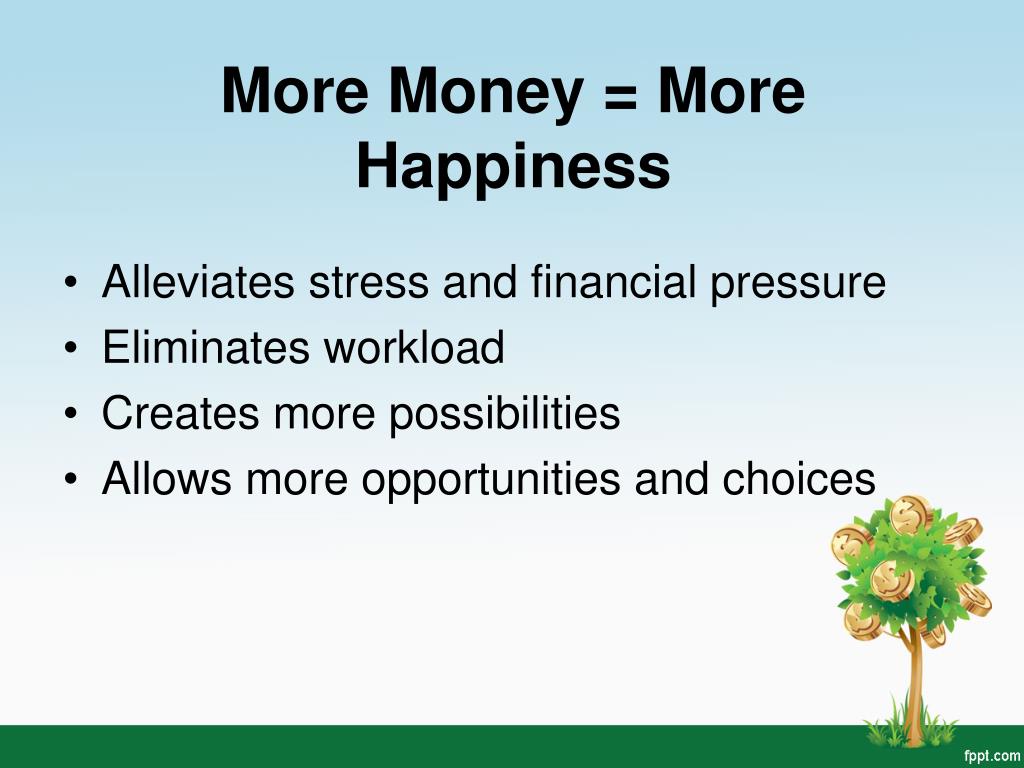 presentation about money and happiness