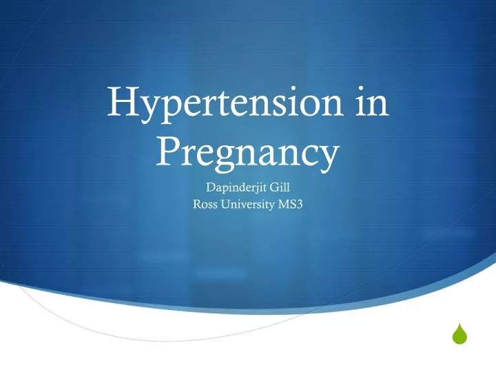 PPT - Hypertension in Pregnancy PowerPoint Presentation, free download ...