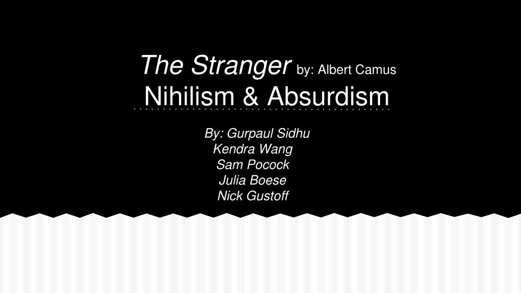 absurdism in the stranger