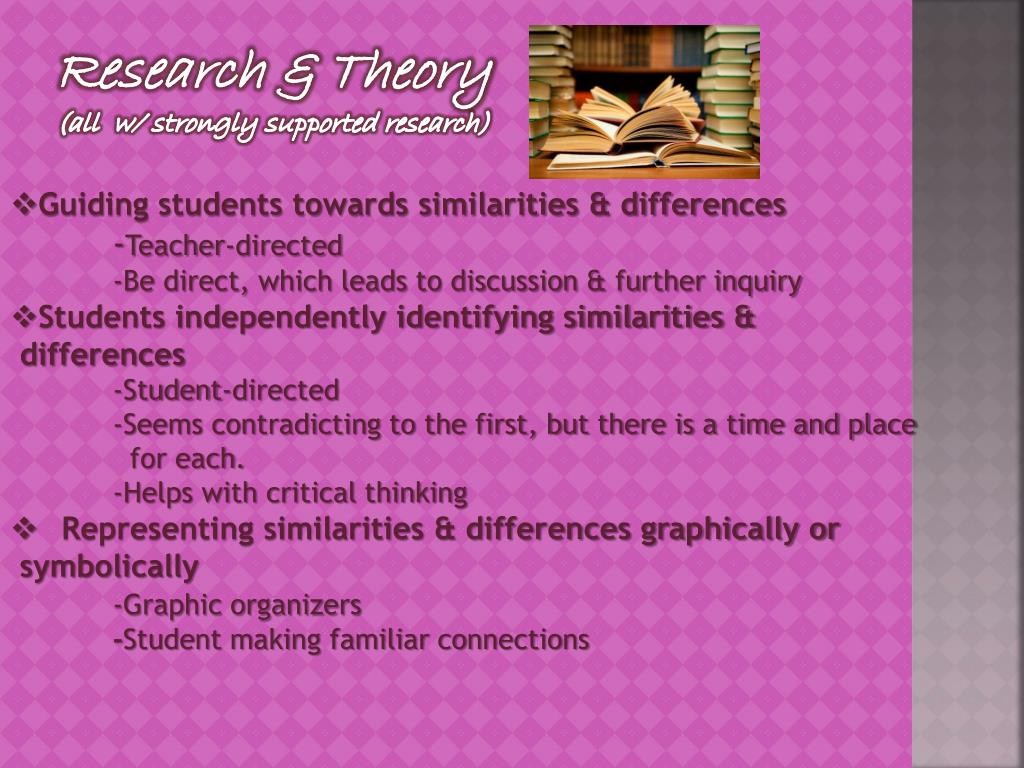 PPT - Chapter II: Identifying Similarities And Differences PowerPoint ...