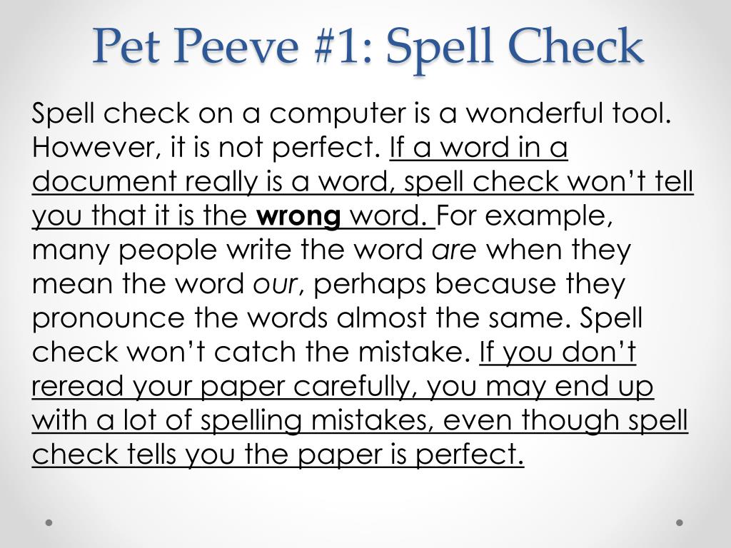 Pronunciation Pet Peeves, Page 4
