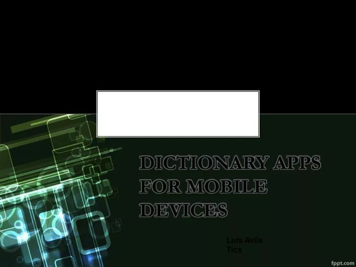 dictionary apps for mobile devices n.