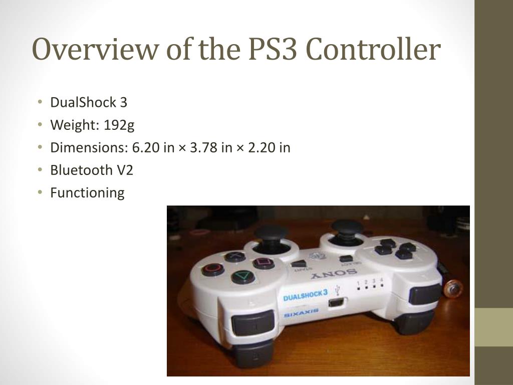 PPT - Reverse Engineering Assignment: Dissecting a PS3 Controller  PowerPoint Presentation - ID:1856680