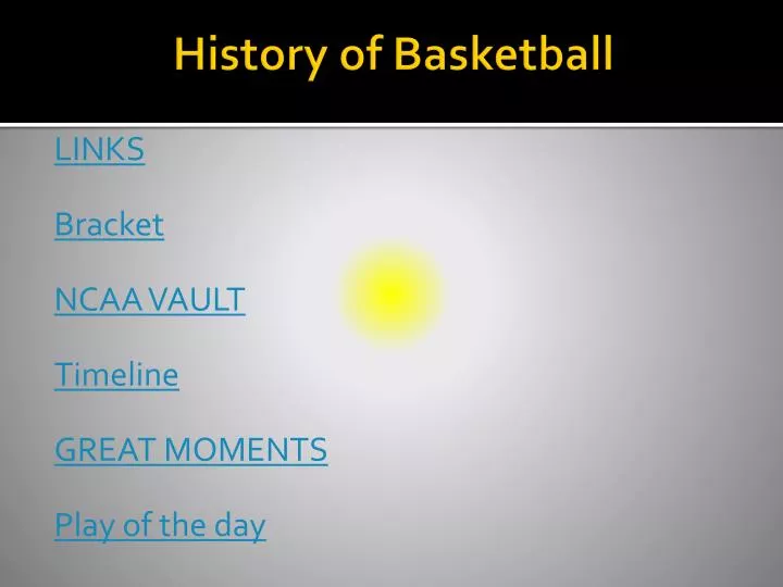 history of basketball n.