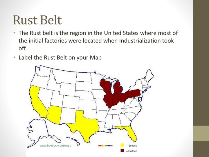 rust belt state rust belt state