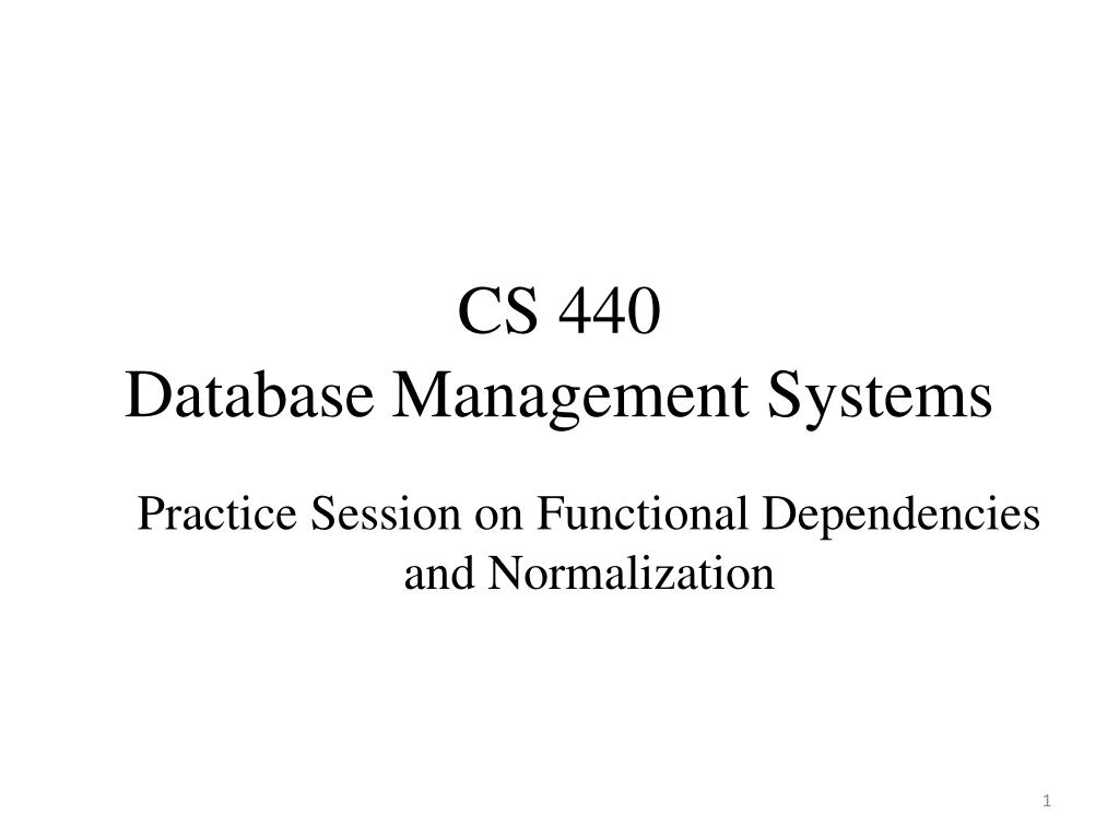 CS440 Lectures