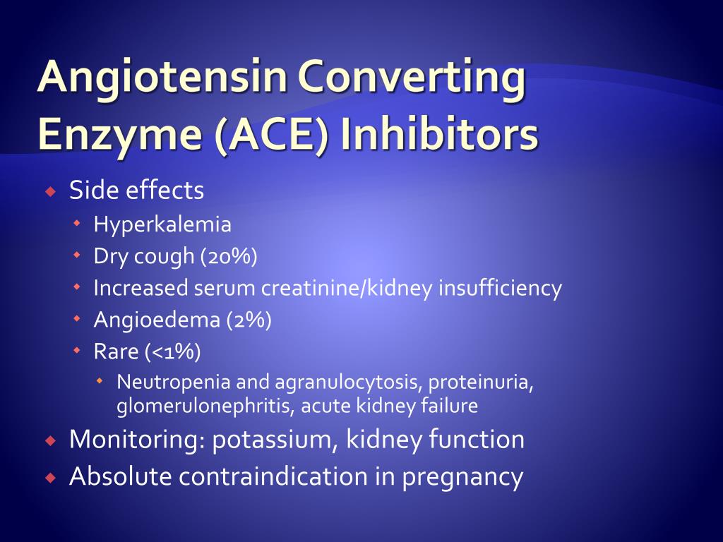 lisinopril side effects hyperkalemia