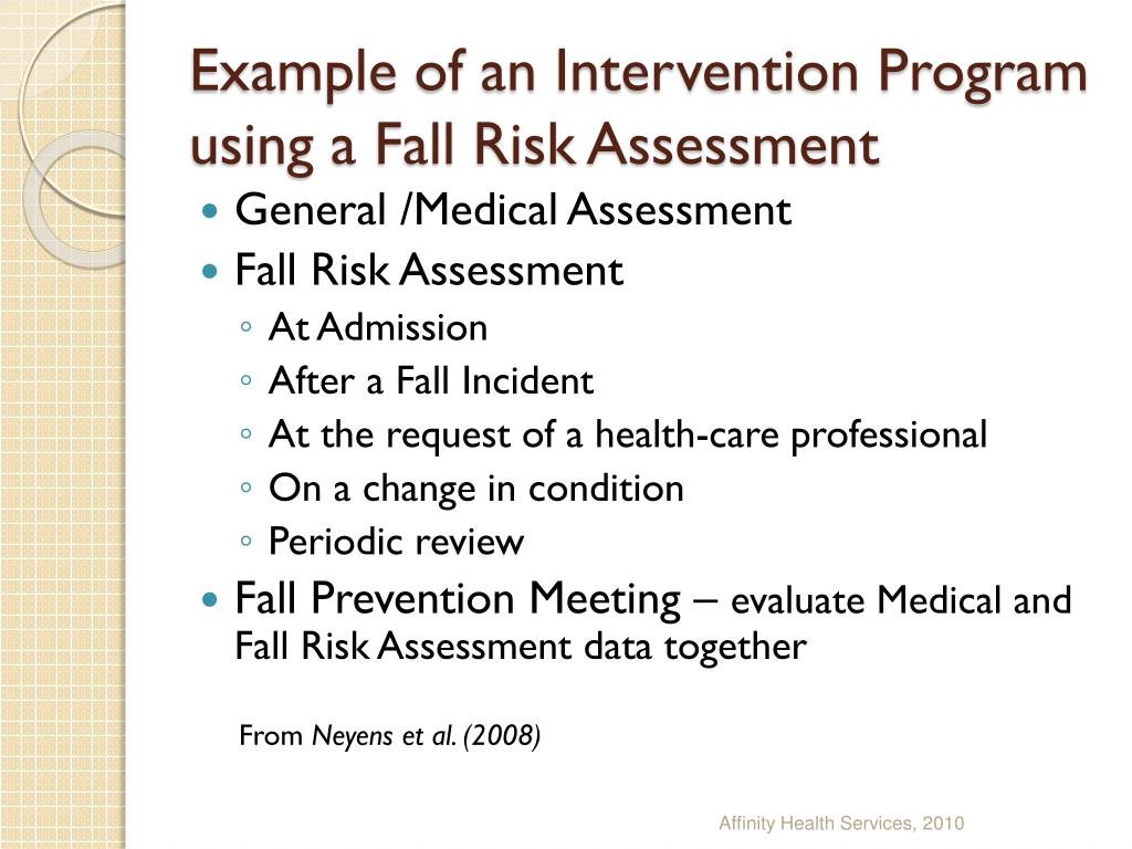 PPT - Falls in Nursing and Personal Care Homes PowerPoint Presentation ...