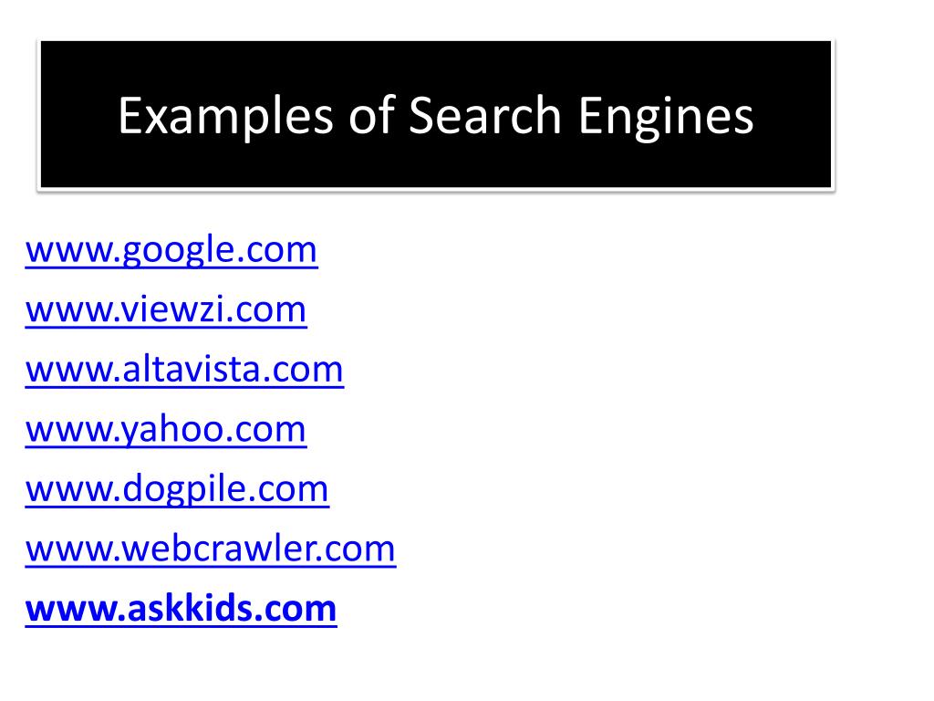 PPT - Search Engines PowerPoint Presentation, free download - ID:1858053