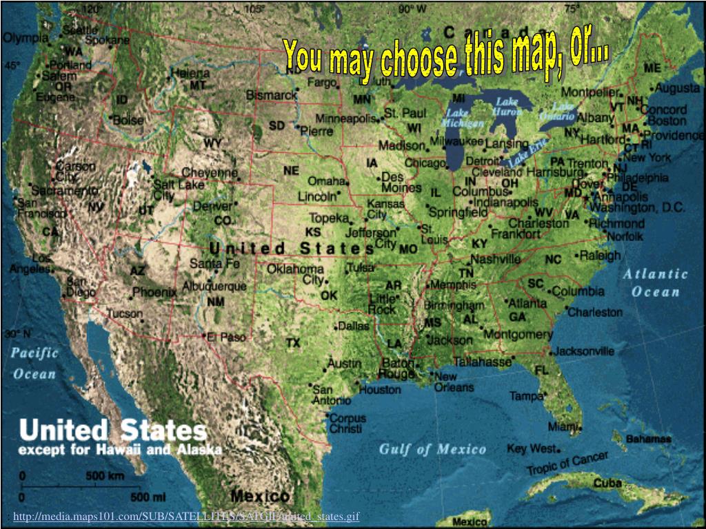 Местоположение сша. Физическая карта США. США на карте физической карте. Карта рельефа США. Географическая карта США.