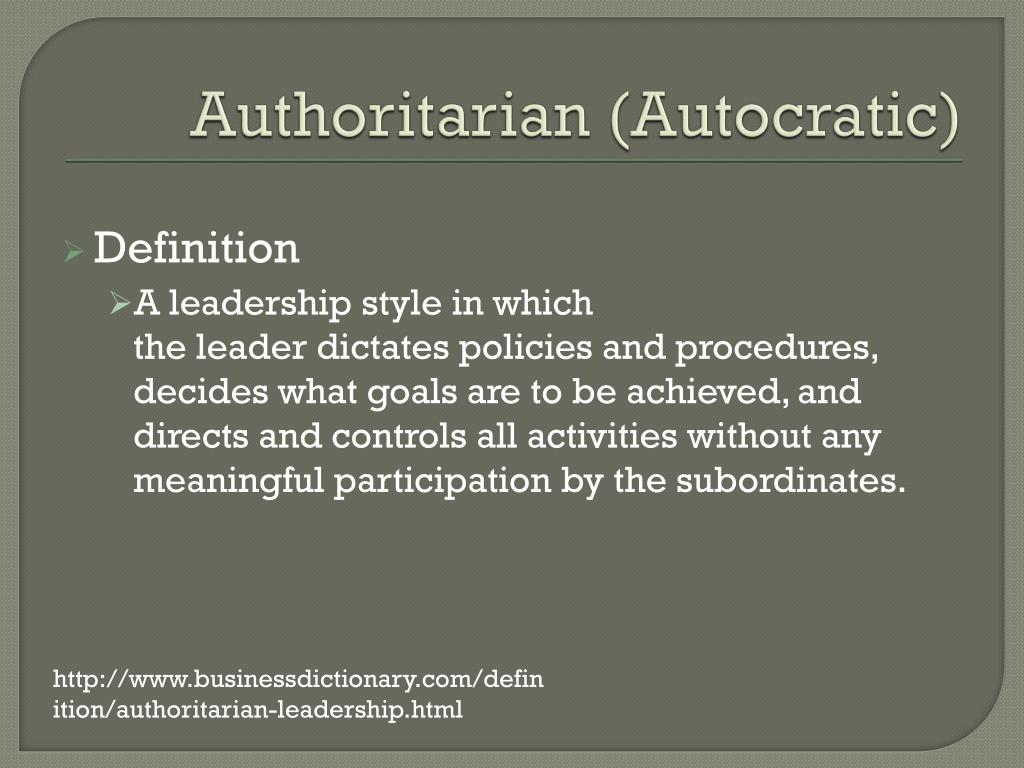 authoritarian-meaning