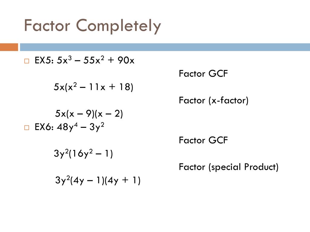 PPT - Factoring by grouping PowerPoint Presentation, free download - ID ...