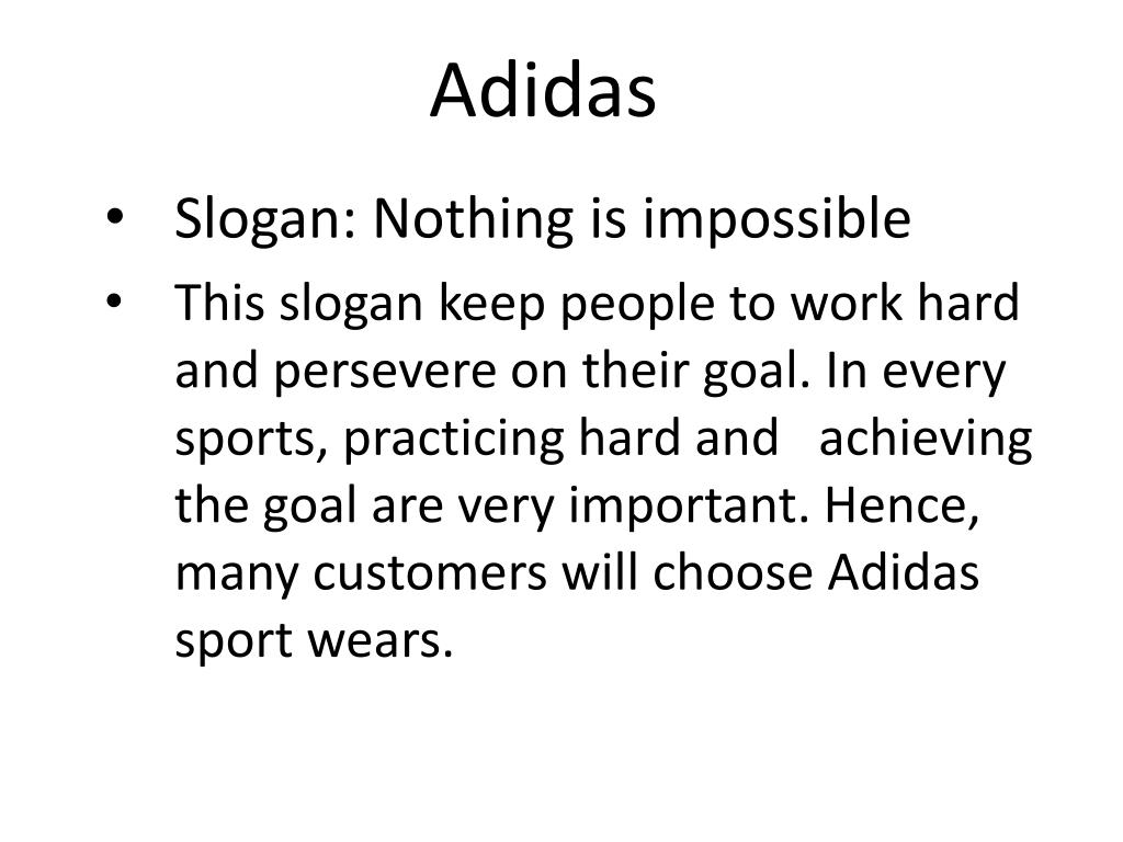 PPT - Adidas PowerPoint Presentation, free download - ID:1859369