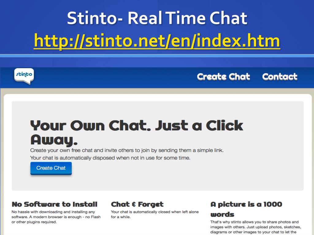 Your Own Free Chat » stinto