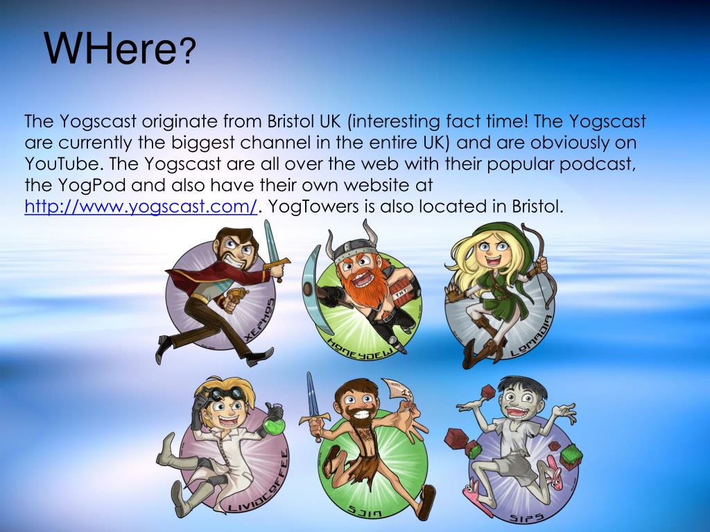PPT - THE YOGSCAST PowerPoint Presentation, free download - ID:1859582