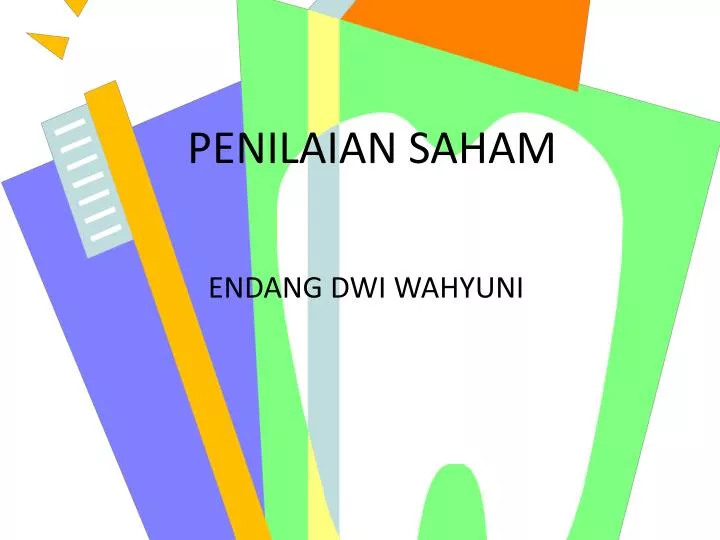 Ppt Penilaian Saham Powerpoint Presentation Free Download Id 1859716