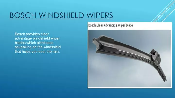 bosch windshield wipers n.