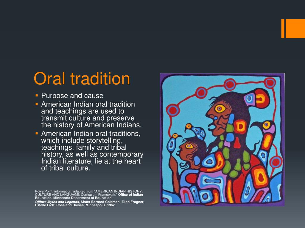 native american oral tradition