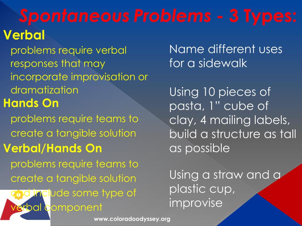PPT - Colorado Odyssey of the Mind PowerPoint Presentation, free ...