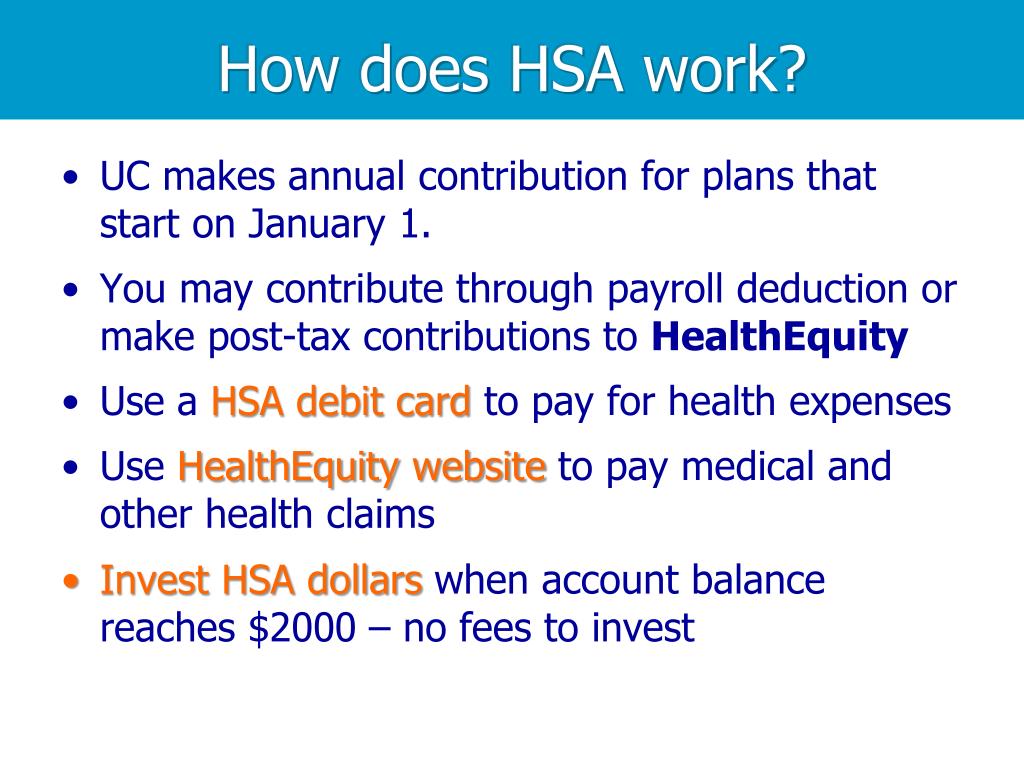 PPT Blue Shield Health Savings Plan Laura UCSB Human Resources
