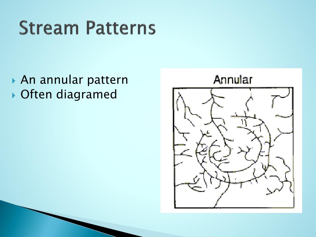 PPT Stream Drainage Patterns PowerPoint Presentation, free download