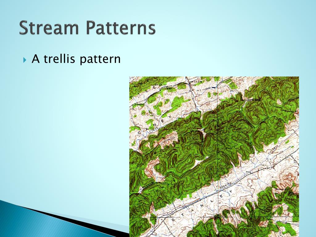 PPT Stream Drainage Patterns PowerPoint Presentation, free download