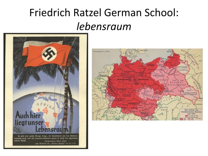 friedrich ratzel lebensraum