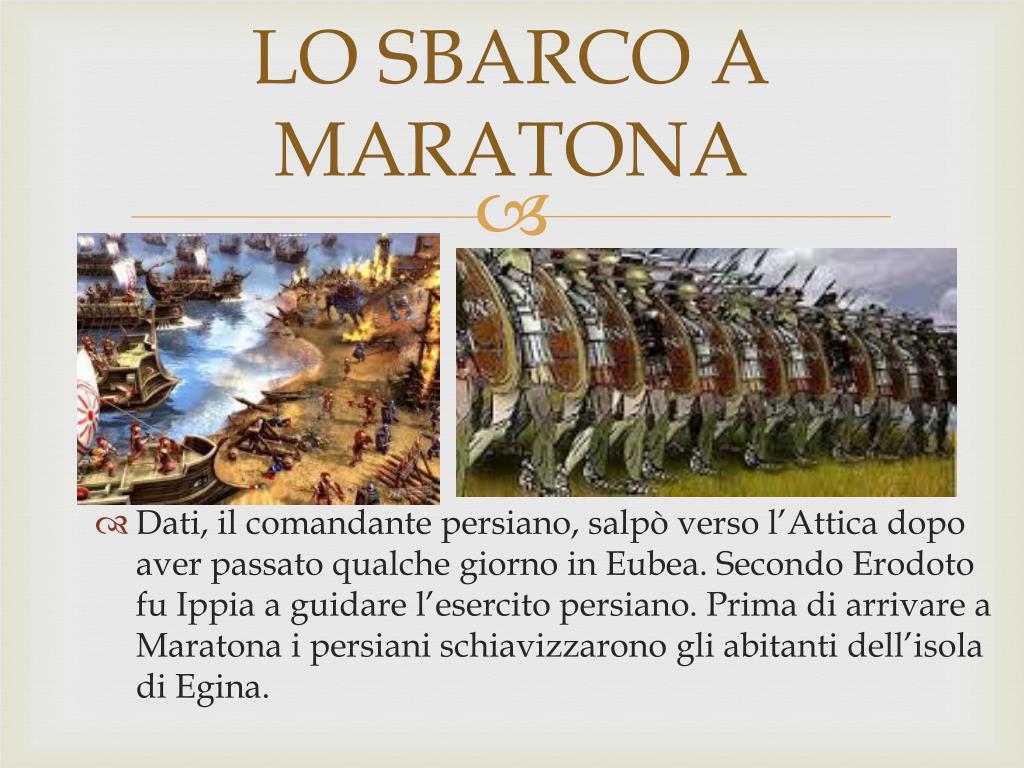 PPT - LA BATTAGLIA DI MARATONA PowerPoint Presentation, free download
