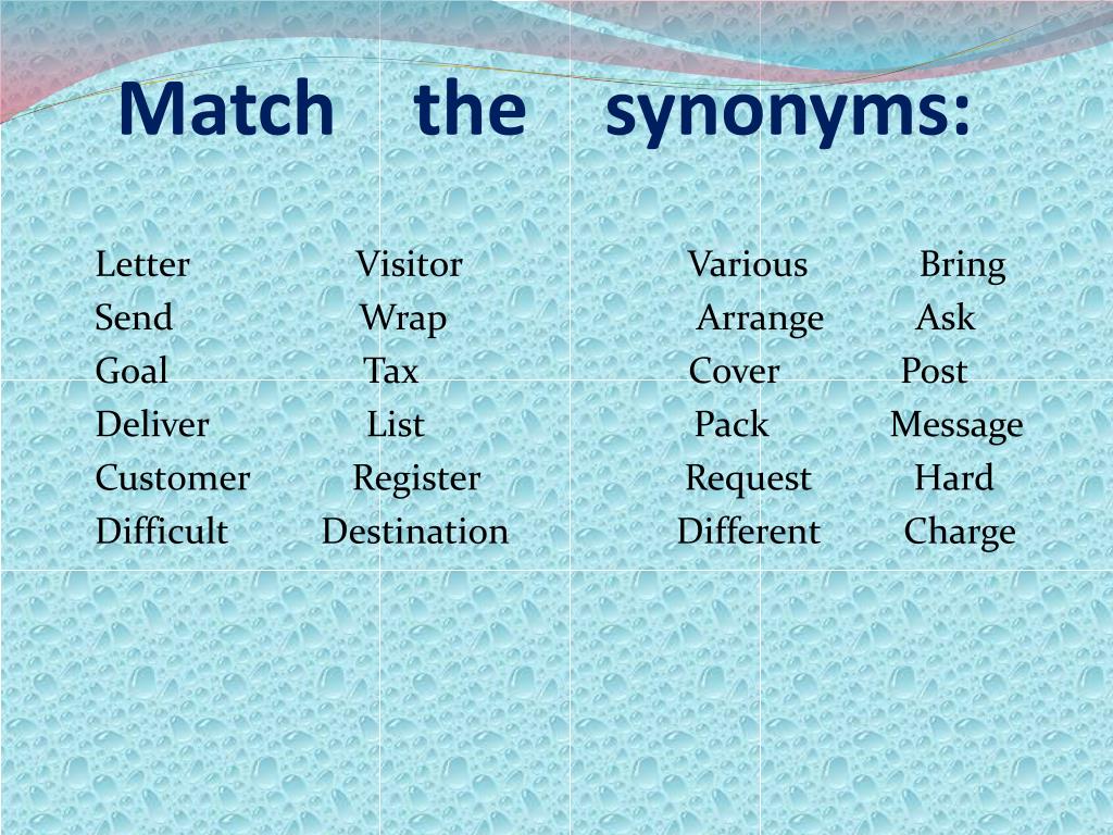 2 synonyms match. Match the synonyms. Synonyms and antonyms in English. Matching synonyms. Letter синонимы.