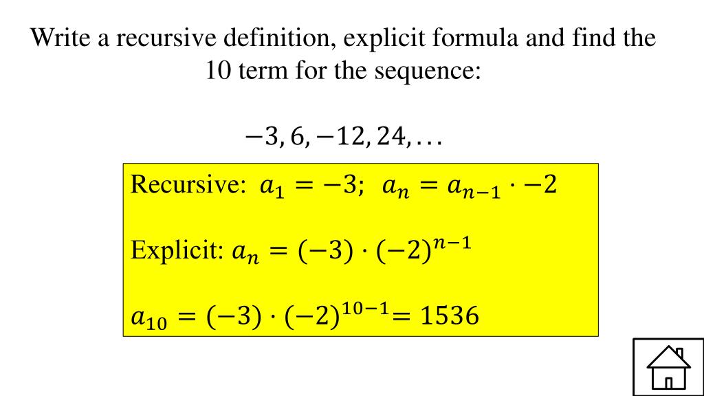 converting a recursive sequence to explicit sequence converting a recursive sequence to explicit sequence