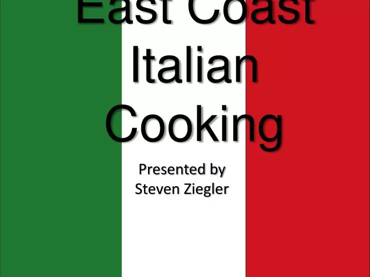 east coast italian cooking n.