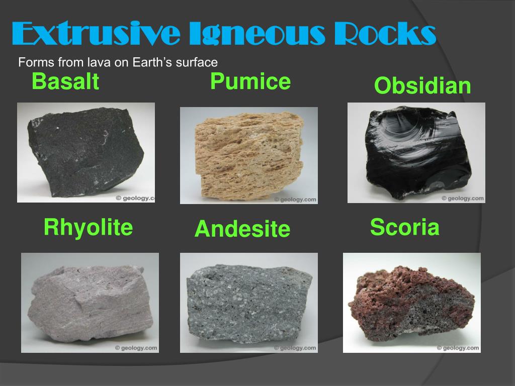 PPT - Rocks ~Igneous Rocks form from molten rock~ PowerPoint ...
