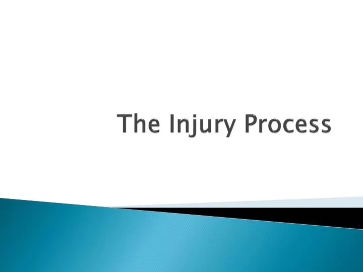 the injury process n.