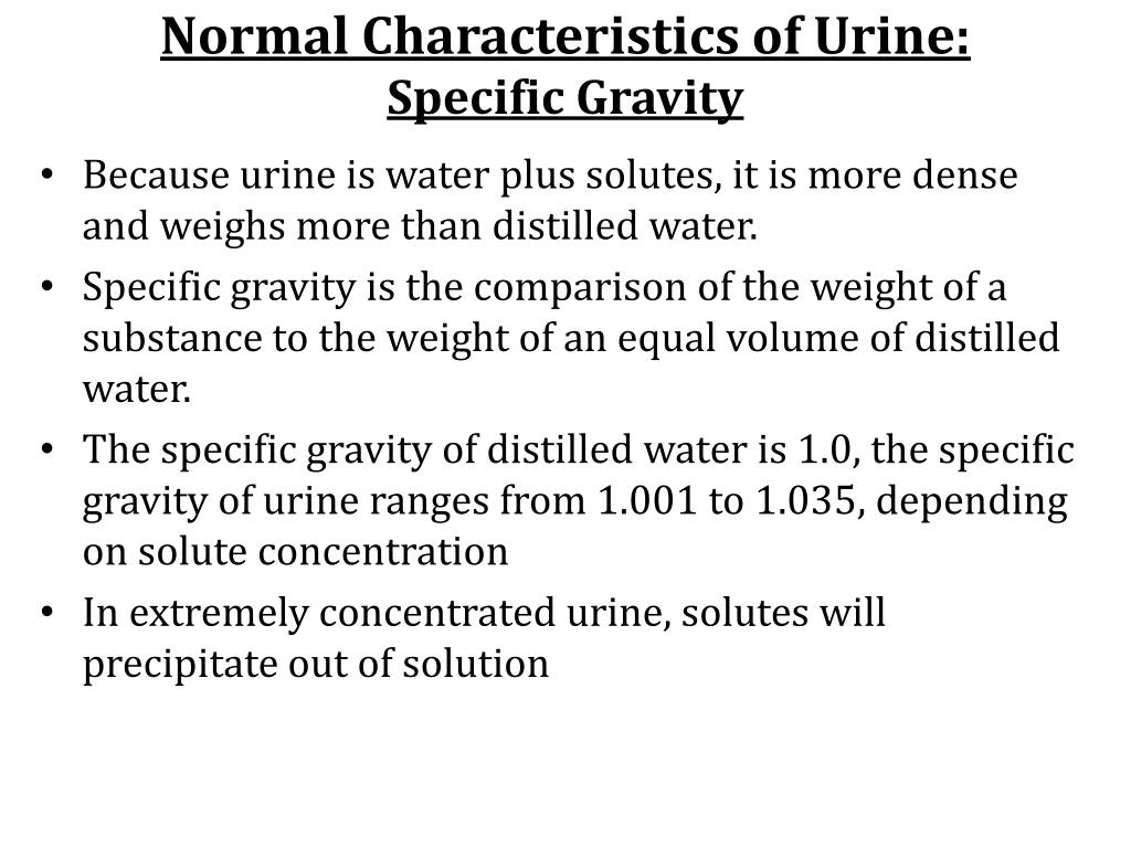 urine specific gravity range urine specific gravity range