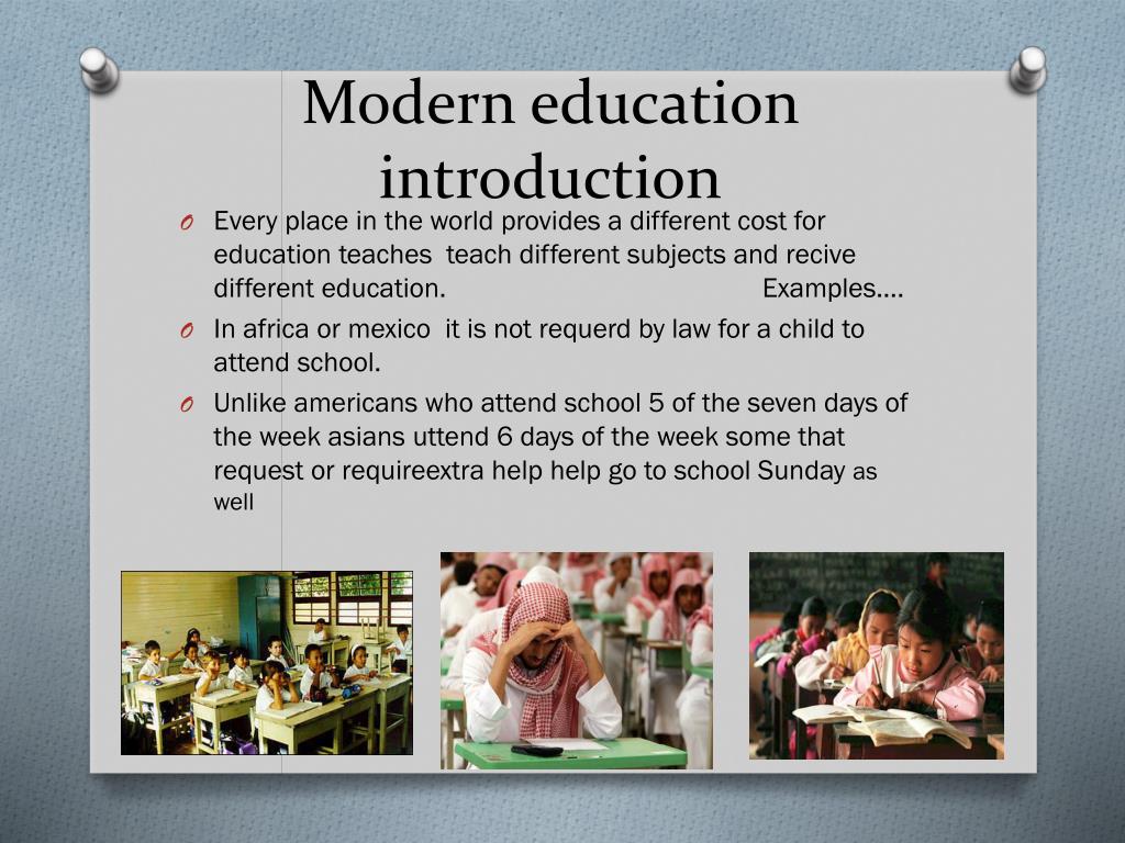 education introduction