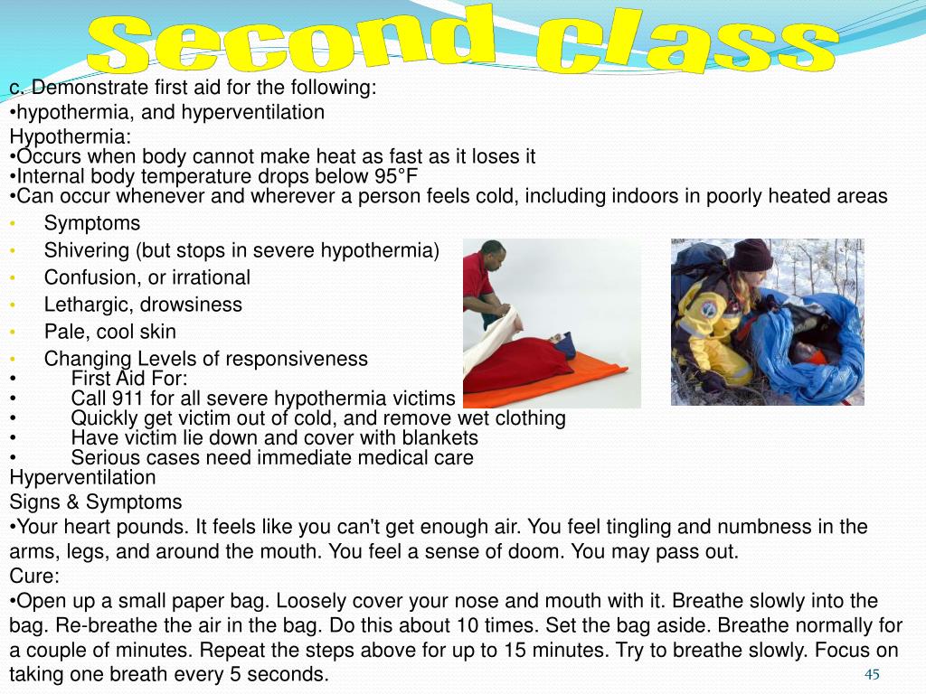 PPT Tenderfoot Requirement 12 a. Demonstrate how to care for someone