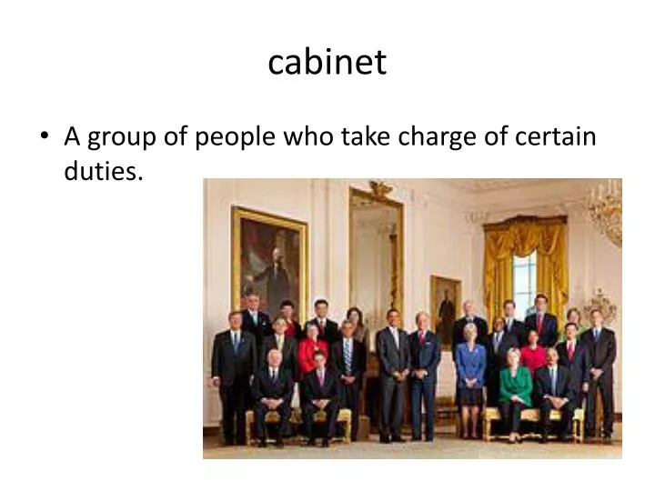 cabinet n.