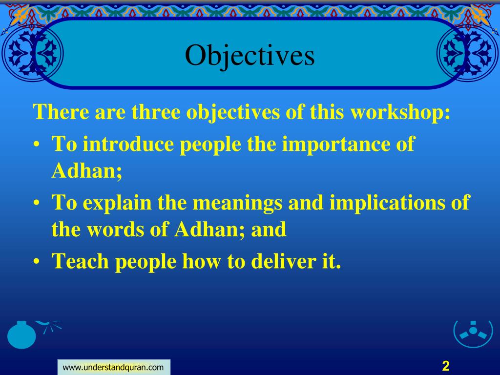 PPT Adhan  The Call to Prayer PowerPoint Presentation 
