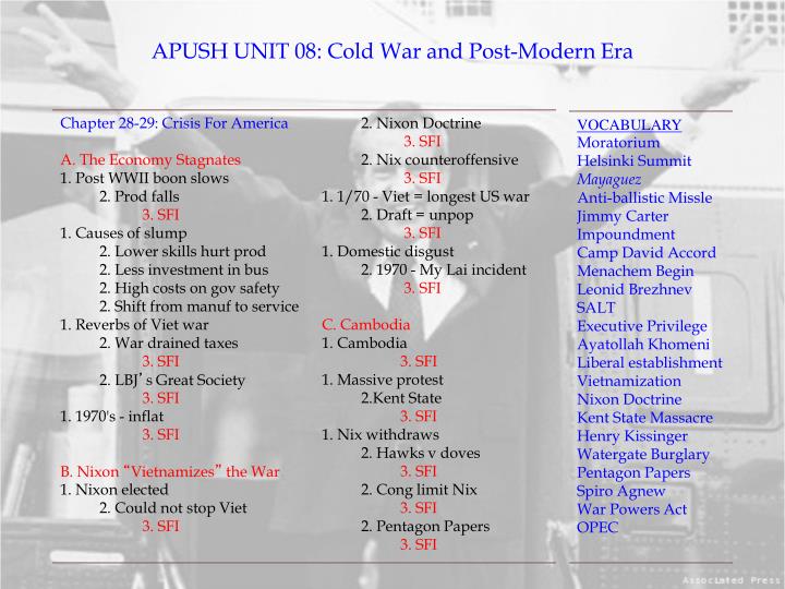 apush vietnam war Apush unit 8 (world war ii era) flashcards primary tabs view in the 1920's he became upset with the idealism of america versus the realism he saw in world war i. apush vietnam war Apush unit 8 (world war ii era) flashcards primary tabs view in the 1920's he became upset with the idealism of america versus the realism he saw in world war i.