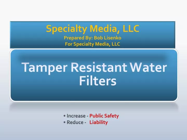 tamper resistant water filters n.