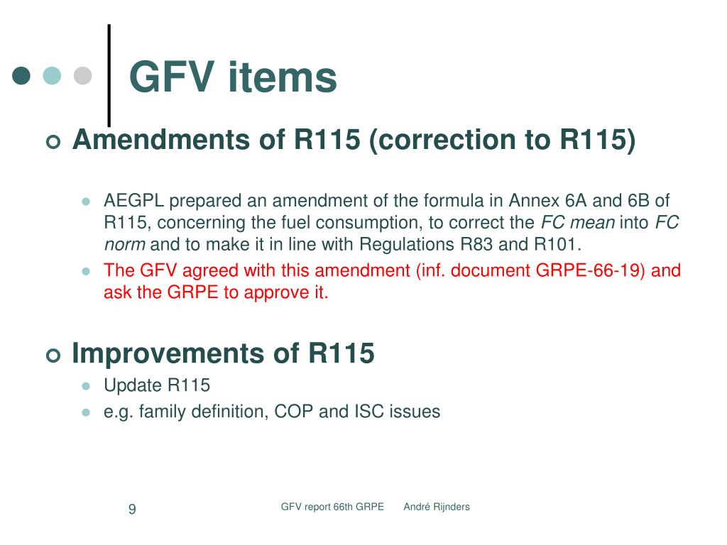PPT - Informal Group on Gaseous Fuelled Vehicles (GFV) PowerPoint ...