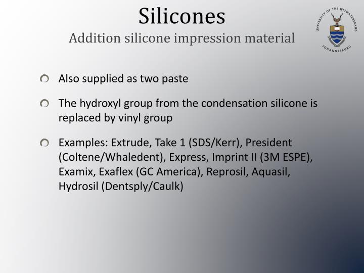 PPT Elastomeric Impression Materials PowerPoint Presentation ID1870817