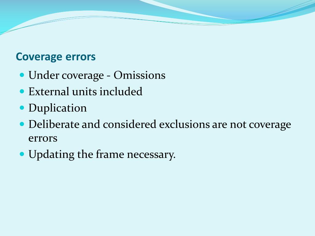 PPT Non Sampling Errors PowerPoint Presentation Free Download ID 