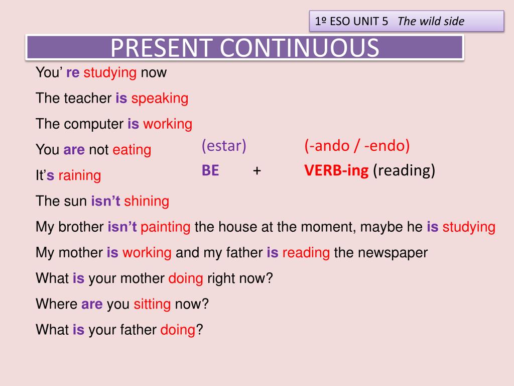 Глагол sit в present continuous