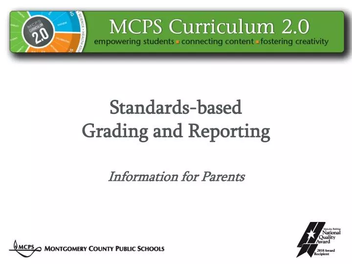 Mcps Grading Chart
