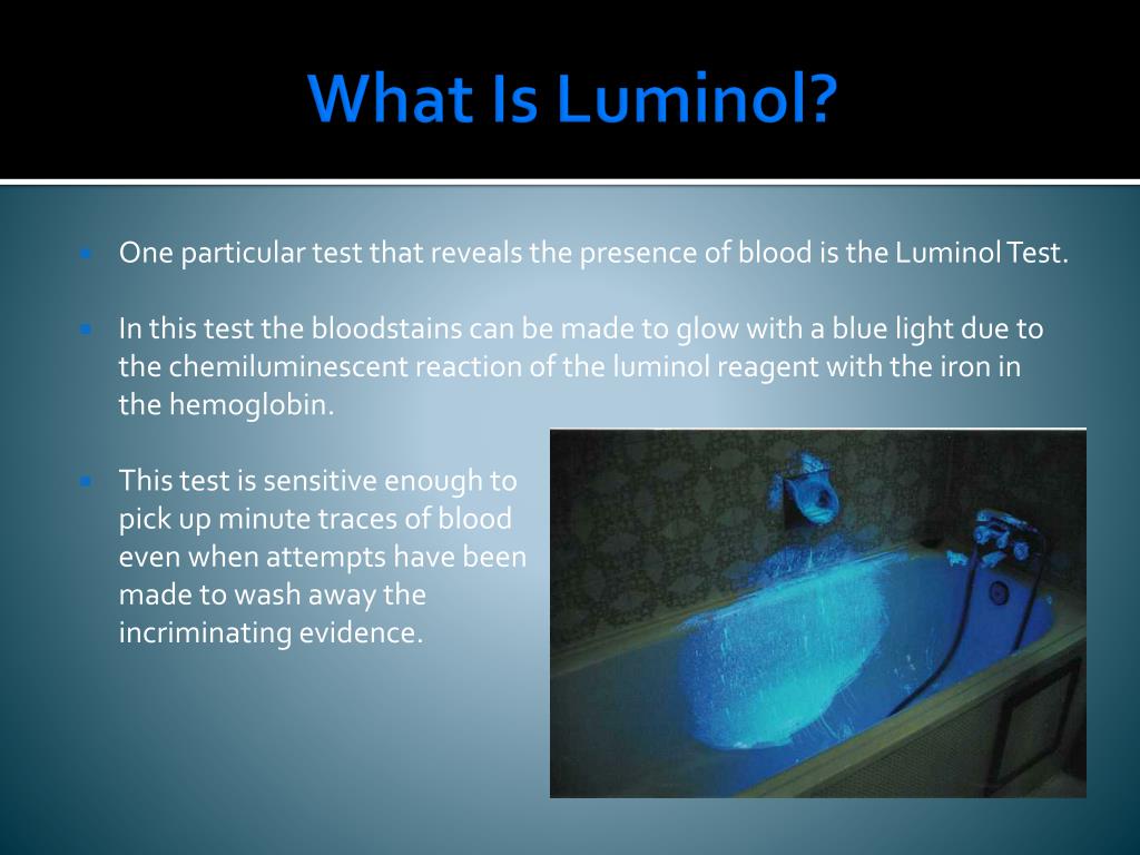 PPT Luminol and Bluestar PowerPoint Presentation, free download ID