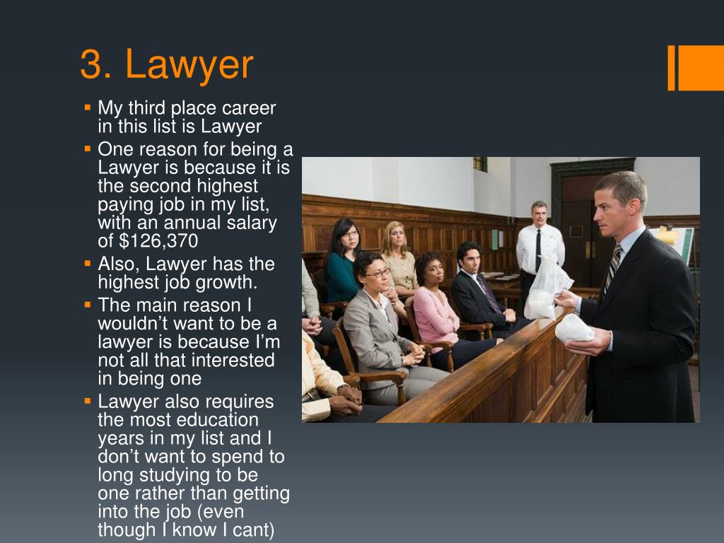 career presentation lawyer