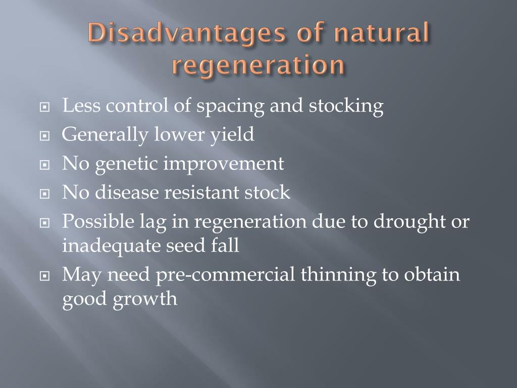 advantages of regeneration